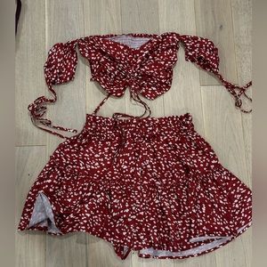 Matching skirt set size L